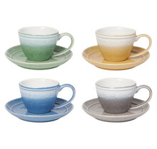 L176500  Espresso Cup and Saucer Set/4- Mineral