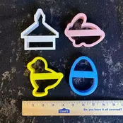 2093 Easter Cookie Cutter Set/4
