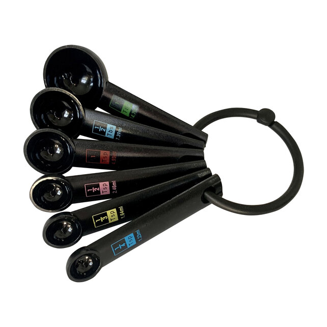 4837 Measuring Spoon Set-Black