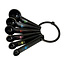 Fox Run 4837 Measuring Spoon Set-Black