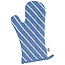 A05137 Oven Mitt Pair-Denim Blue Stripe