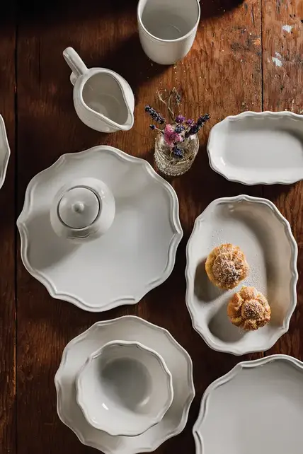 HSV2760D Platter 7.5" Provence -Ivory