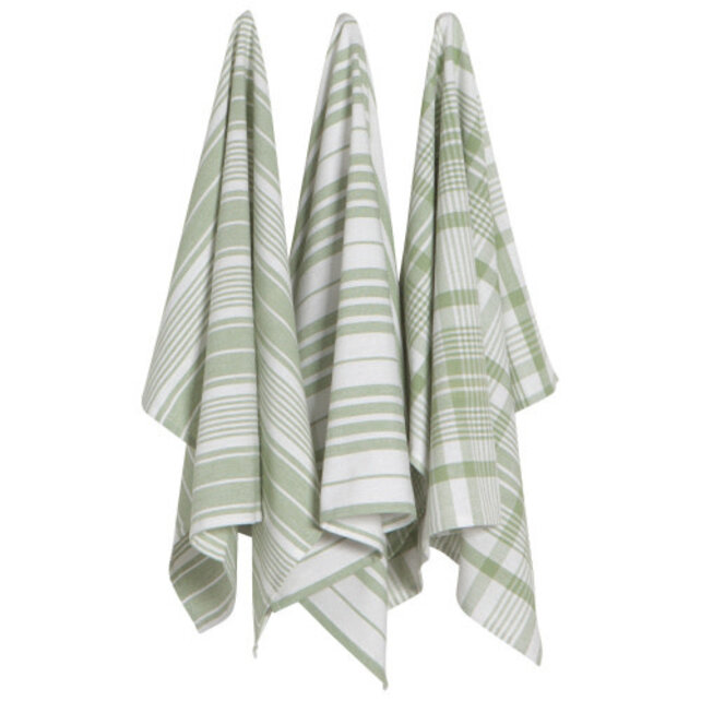 2016621 Jumbo Teatowel Set/3 Sage 2016621 Jumbo Teatowel Set/3 Sage