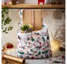 649MEMU Packable Bag- Merry Mutt (Xmas)