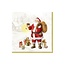 IHR Luncheon Napkin - Happy Santa