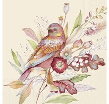 L1049960 Luncheon Napkin-Autumn Meadow Bird