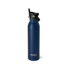 S104-B20S-NV Flip & Sip Water Bottle 20oz-Navy