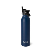 Flip & Sip Water Bottle 20oz - Navy