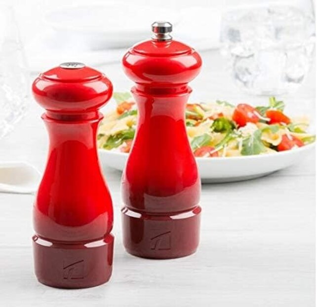 Maya 6" P. Mill & Shaker Set - Red