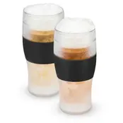 Beer FREEZE Cooling Cups Black - Set of 2 Beer FREEZE Cooling Cups Black - Set of 2