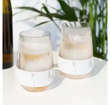 Champagne FREEZE Marble - Set of 2
