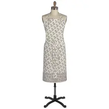 5207001 Apron Block Print Floret