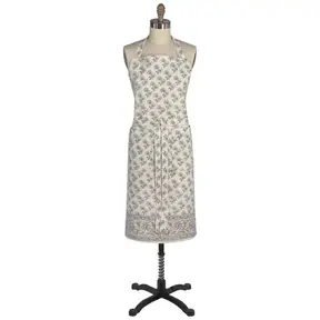 5207001 Apron Block Print Floret