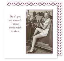 SMN113 Cocktail Napkin-Don't Get Me Started
