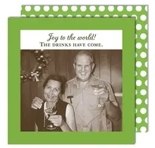 SMNX 60 Cocktail Napkin-Joy to the World