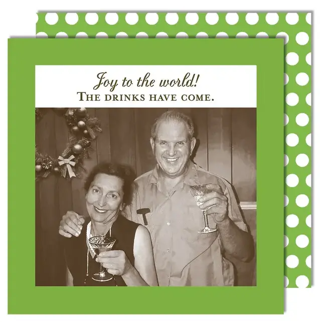 SMNX 60 Cocktail Napkin-Joy to the World