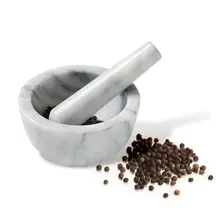 9810832 Marble Mortar & Pestle