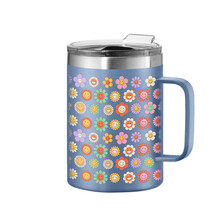 5548159 Oggi "Flowers" Double Walled Mug
