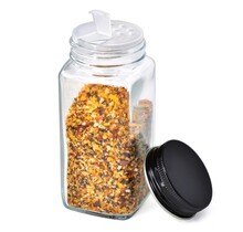 9361004 Sq. Glass Spice Jar