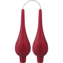 D55182401 Danish 7"  Drop Pair-Dark Red