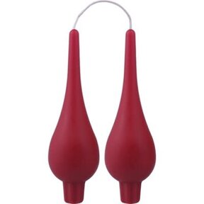 D55182401 Danish 7"  Drop Pair-Dark Red