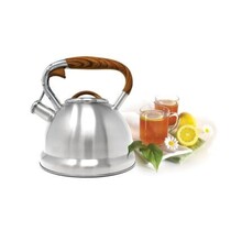 NP5633  S/S Whistling Kettle 3.1L-Wood like Handle