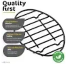 9320169-Roasting Rack-Black-6" x 9"