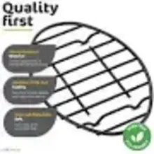 9320169-Roasting Rack-Black-6" x 9"