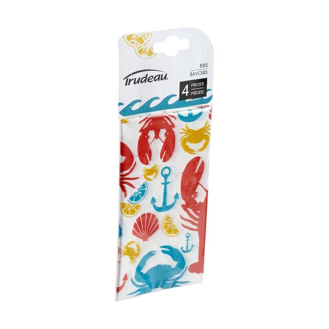05115073  Set/4 Disposable Seafood Bibs