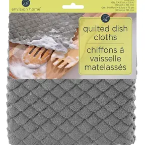 41380 Quilted Dish Cloth Set/3