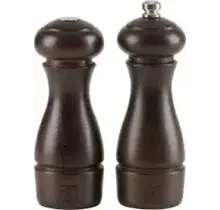 0538067 Maya 6" Mill & Shaker Set-Dark Wood