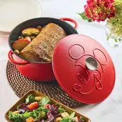 49052-C Farberware x Disney Cast Iron Dutch Oven 4.75 qt-Red 49052-C Farberware x Disney Cast Iron Dutch Oven 4.75 qt-Red