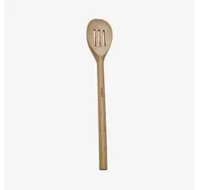 CC06105 Beechwood Slotted Spoon 12"