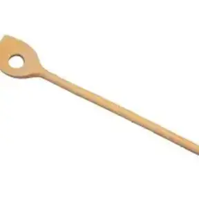 CC06113 Beechwood Pointed Spoon w/Hole 12"