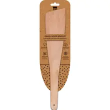 NKU1735D Neem Angled Wood Spatula