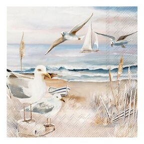 L1039500 Luncheon Napkin-Salty Breeze