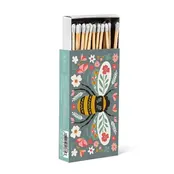 20-Strike-Bee   Floral Bee Matches 4"-Pkg 45 20-Strike-Bee   Floral Bee Matches 4"-Pkg 45