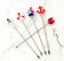 27-Pick-437 Maritime Cocktail Picks-Set/4