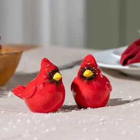 27-Shaker-Card-Cardinal Salt & Pepper Shakers