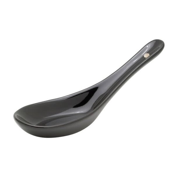 HA97110 Chinese Soup Spoon-Black