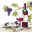 IHR L1027600 Luncheon Napkin-red Wine Tasting