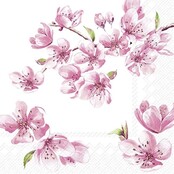 L1034050 Luncheon Napkin-Sakura -Rose