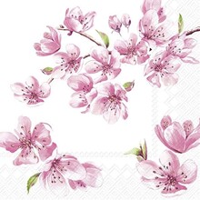 L1034050 Luncheon Napkin-Sakura -Rose