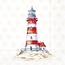 IHR C1038560 Cocktail Napkin-Lighthouse
