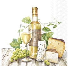 C1027400 Cocktail Napkin-White Wine Tasting
