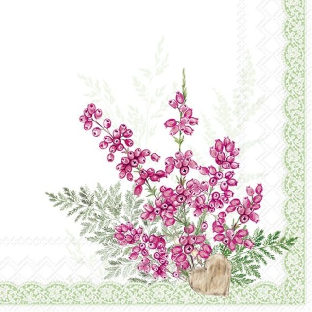 C1036550 Cocktail Napkin-Eriken rose