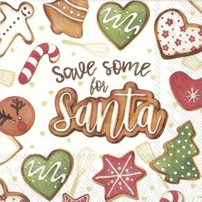 C887300-Cocktail Napkin-Love and Cookies