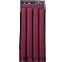 D23248500 10" Crown Candle-Burgundy