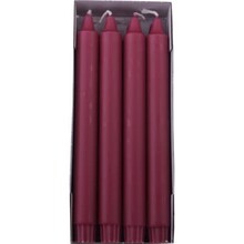 D23248500 10" Crown Candle-Burgundy