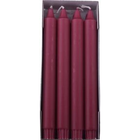 D23248500 10" Crown Candle-Burgundy